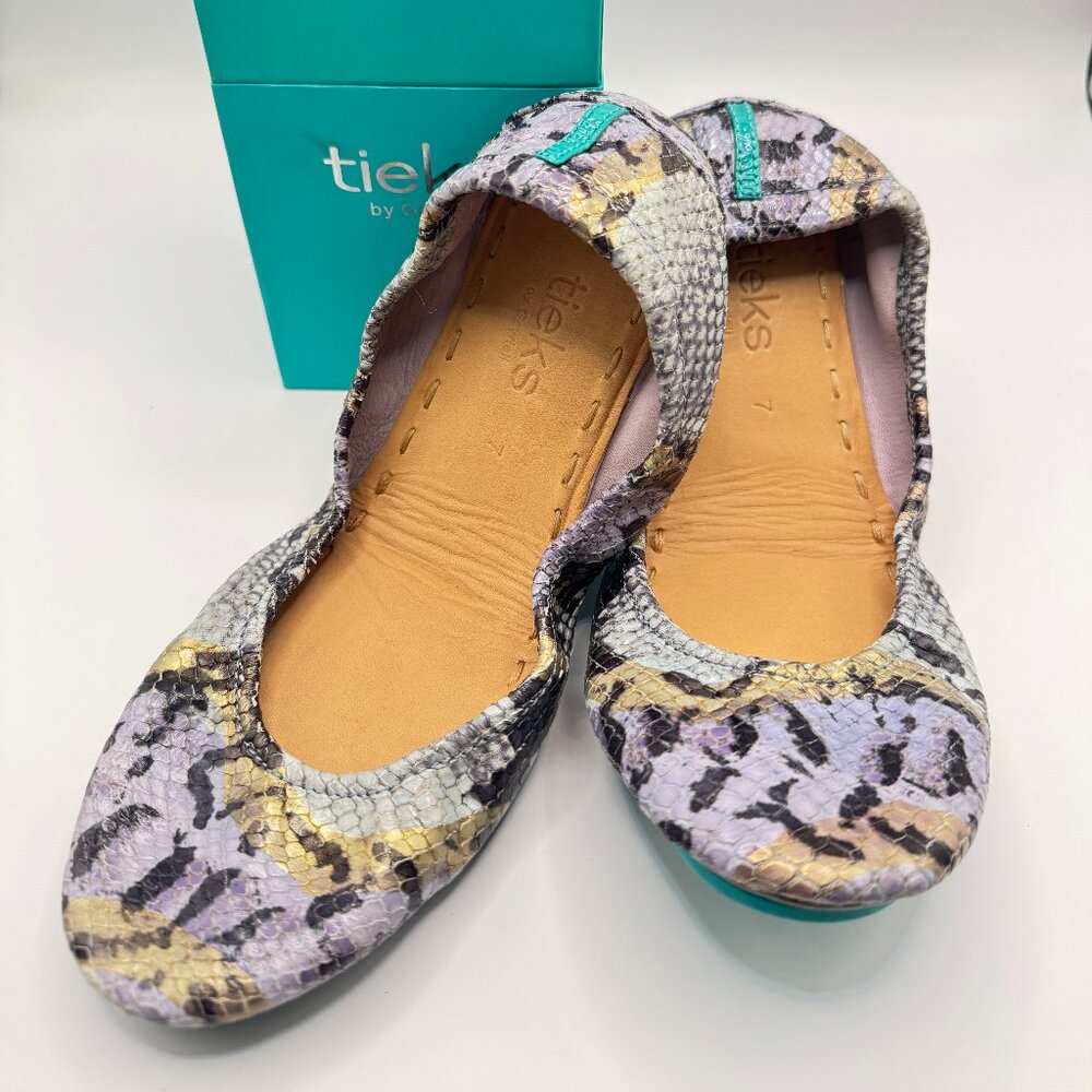 Tieks Lavender Snake Size 7